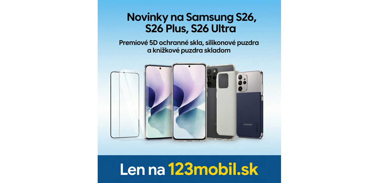 Samsung Galaxy S26, S26 Plus a S26 Ultra: Prémiové príslušenstvo už skladom + Úvodná akcia s dopravou ZDARMA