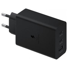 EP-T6530NBE Samsung Trio (2xUSB-C,1xUSB-A) 65W Cestovní nabíječka čierny (Pošk. Balení)