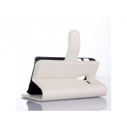 Púzdro Lynche book Alcatel One Touch Pixi 3 4.0 OT-4013D 4013X 4013E biele