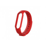 Silikónový náramok pre Xiaomi Mi band 5, 6 červený