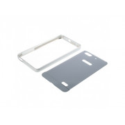Bumper metal zadné púzdro pre Huawei Honor 4C strieborný