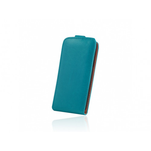 Kožené púzdro PLUS New SONY Xperia E4 teal Kožené púzdro PLUS New SONY Xperia E4 teal