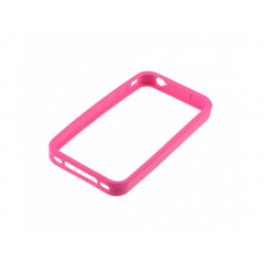 GUMENÝ RÁMIK iPHONE 4G, 4S RUŽOVY
