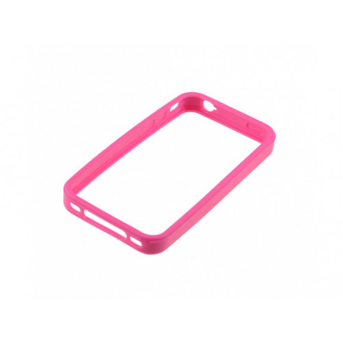 GUMENÝ RÁMIK iPHONE 4G, 4S RUŽOVY GUMENÝ RÁMIK iPHONE 4G, 4S RUŽOVY