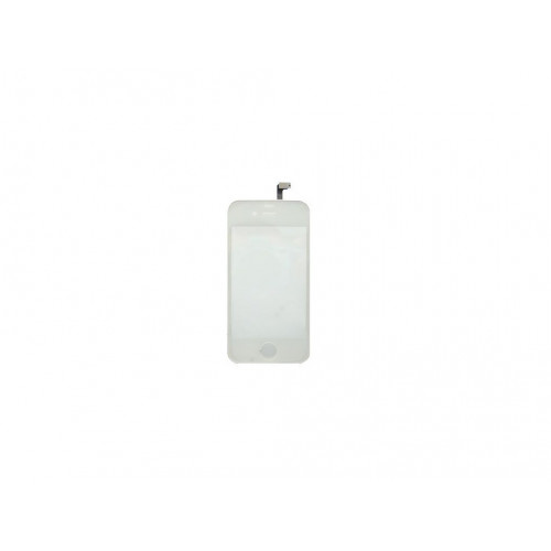 Dotykové sklo iPhone 4S biele s rámikom OEM Dotykové sklo iPhone 4S biele s rámikom OEM