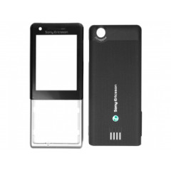 KRYT SONY ERICSSON NAITE J105i ČIERNO STRIEBORNY ORIGINÁL