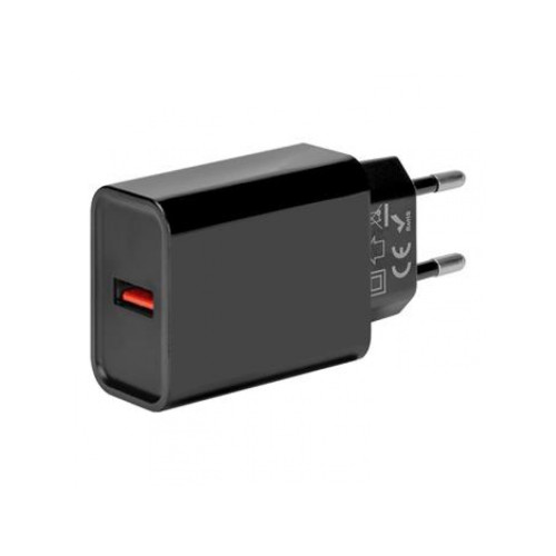Obal:Me Cestovná Nabíjačka USB-A 18W čierny Obal:Me Cestovná Nabíjačka USB-A 18W čierny
