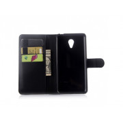 Púzdro Litchi book Meizu M2 Note čierne