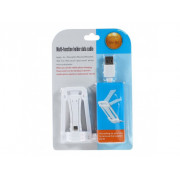 Multifunkčný nabíjací nabíjací kábel s držiakom Micro USB biely Multifunkčný nabíjací nabíjací kábel s držiakom Micro USB biely
