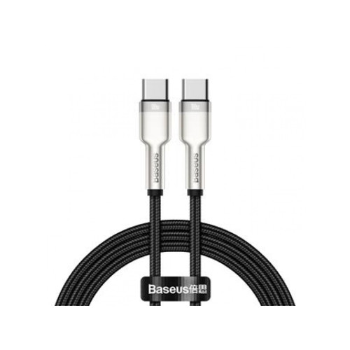 Baseus Cafule Metal Series Datový Kabel USB-C - USB-C 100W 1m čierny