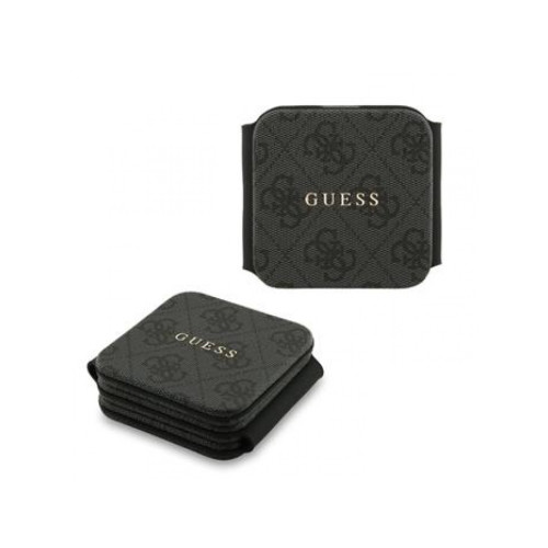 Guess PU 4G MagSafe Bezdrátová Nabíječka 3v1 čierny Guess PU 4G MagSafe Bezdrátová Nabíječka 3v1 čierny