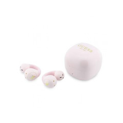 Guess Mini Classic Logo OWS Bezdrátová Sluchátka Pink