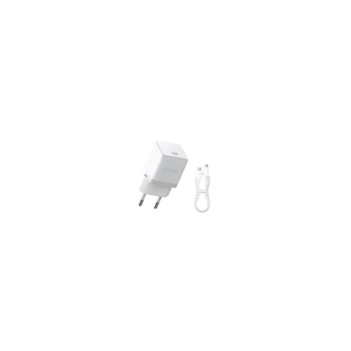 Baseus Palm Fast Nabíječka USB-C 20W + Datový Kabel USB-C/USB-C 1m biely Baseus Palm Fast Nabíječka USB-C 20W + Datový Kabel USB-C/USB-C 1m biely