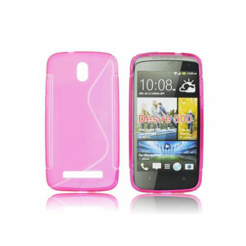 Púzdro vzor S ružove pre HTC Desire 500 Púzdro vzor S ružove pre HTC Desire 500