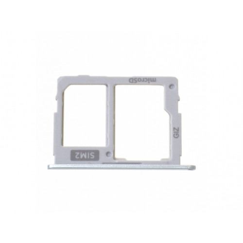SIM tray Samsung SM-J530 Galaxy J5 (2017)/ SM-J730F Galaxy J7 (2017)  - strieborný (origin