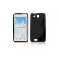 Púzdro  ALCATEL One Scribe HD (8008) SILICON VZOR S čierne