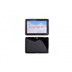PUZDRO SAMSUNG P5100 SILICON ČIERNE VZOR S