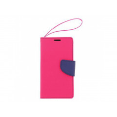 Fancy Diary Book Púzdro ružový/Navy pre Samsung A500 Galaxy A5