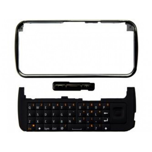 Klávesnica  complet (QWERTY) Nokia C6-00 - čierna (original)