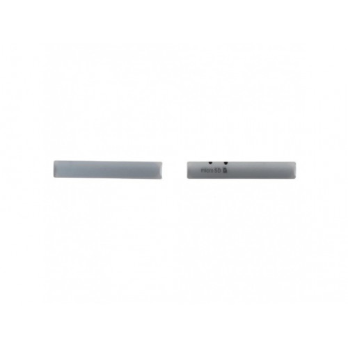 Krytka Xperia Z3 Compact D5803 D5833 USB nabíjací port biely