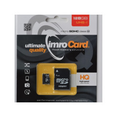 Imro Pamäťová karta MicroSDXC10/128GB  ADP UHS-3