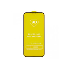 9D Ochranné tvrdené sklo iPhone 15 Pro čierne