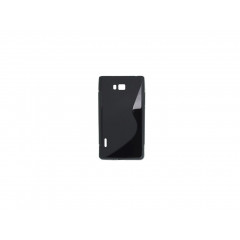 PUZDRO LG OPTIMUS L7 2 DUAL P715 SILICON VZOR S ČIERNE