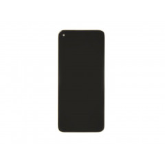 Motorola G8 LCD Displej + Dotykové Doska + Predný Kryt čierny (Service Pack)