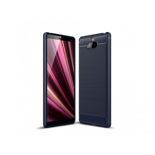 Carbon Silikónový Kryt Sony Xperia 10 čierny