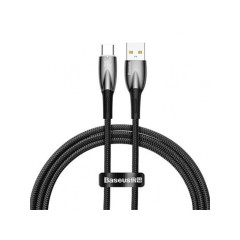 Baseus Glimmer Series Fast Charging Datový Kabel USB-A - USB-C 100W 1m čierny