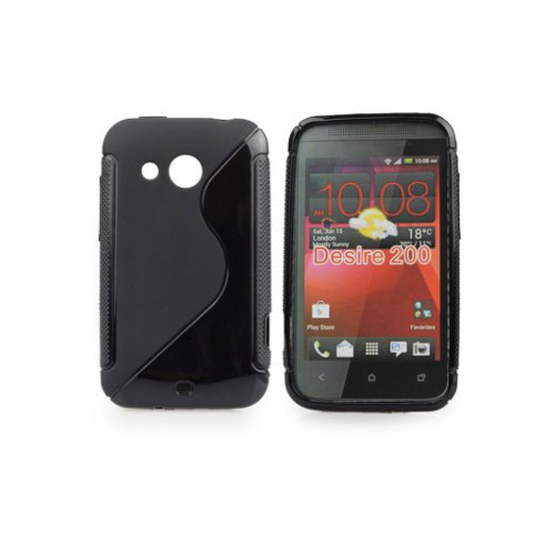 PÚZDRO HTC Desire 200 SILICON VZOR S ČIERNE PÚZDRO HTC Desire 200 SILICON VZOR S ČIERNE
