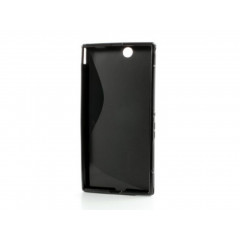 Púzdro silicone Sony Xperia Z Ultra C6806 C6802 C6833 čierne vzor s