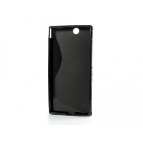 Púzdro silicone Sony Xperia Z Ultra C6806 C6802 C6833 čierne vzor s
