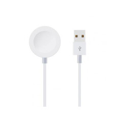 OBAL:ME Nabíjací Kabel pre Apple Watch USB-A biely