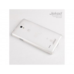 JEKOD TPU Ochranné Púzdro biely pre Huawei Ascend G700