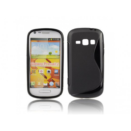 Púzdro Samsung Galaxy Prevail 2 vzor s čierne Púzdro Samsung Galaxy Prevail 2 vzor s čierne