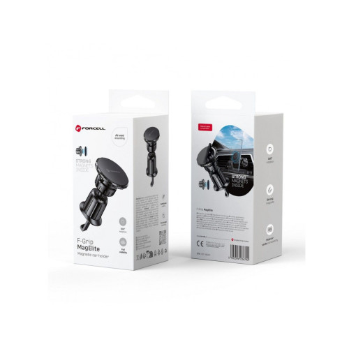 Magnetický držiak do mriežky Forcell F-Grip MagElite čierny