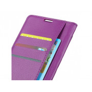 Púzdro Litchi book Samsung Galaxy J4 2018 fialové Púzdro Litchi book Samsung Galaxy J4 2018 fialové
