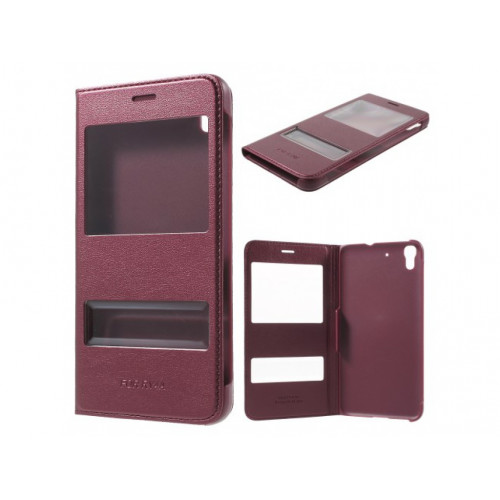 Púzdro book Dual  Windows Huawei Honor 4A / Y6 vínovo červené
