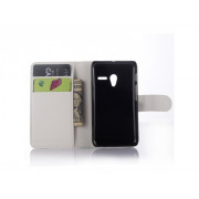 Púzdro Lynche book Alcatel One Touch Pixi 3 4.0 OT-4013D 4013X 4013E biele