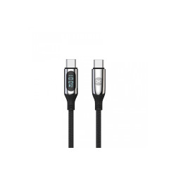 Forever LCD kábel Type C/Type-C 1m 100W čierny