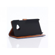 Púzdro Wallet book HTC X2 - tmavo modrá