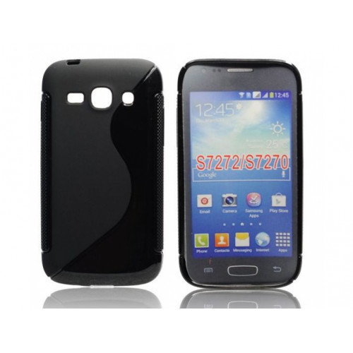 PUZDRO SAMSUNG S7272 GALAXY ACE 3 SILICON VZOR S ČIERNE PUZDRO SAMSUNG S7272 GALAXY ACE 3 SILICON VZOR S ČIERNE
