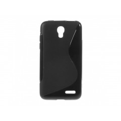 Púzdro SILICON VZOR S Alcatel One Touch Pop S3 OT-5050A OT-5050Y čierne