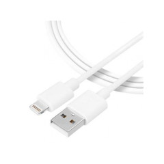 Tactical 013 Smooth Thread kábel USB-A/Lightning 0.3m biely