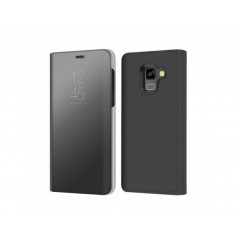 Zrkadlový Knižkový Obal Samsung Galaxy A8 Plus (2018) A730F čierny