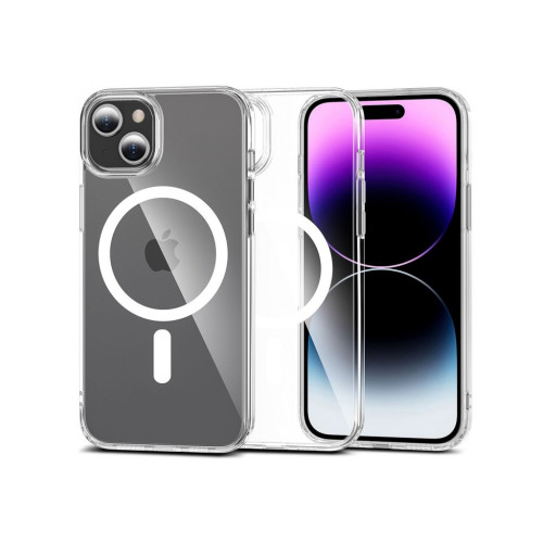 MagSafe Silikónový Kryt Apple iPhone 15 transparent MagSafe Silikónový Kryt Apple iPhone 15 transparent