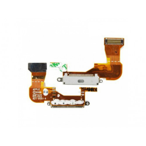 Apple iPhone 4 flex kábel nabijania biely OEM Apple iPhone 4 flex kábel nabijania biely OEM
