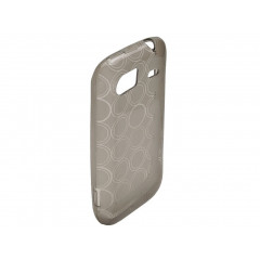 PUZDRO HTC MOZART SILICON TRANSPARENT čierne