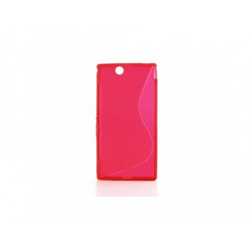Púzdro silicone Sony Xperia Z Ultra C6806 C6802 C6833 červene  vzor s